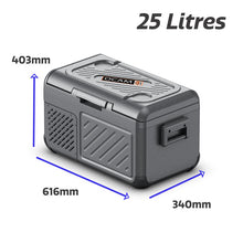 Load image into Gallery viewer, OCAM Explore 25 Litre Portable Camping Fridge or Freezer, 3-Year Warranty

