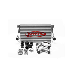 VW Amarok 2012-2016 2.0L 42mm Intercooler & Pipe Kit, billet ribbed outlets
