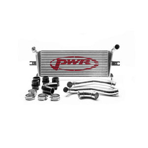 HOLDEN Colorado RG 2014-2019 2.8L Diesel 55mm Intercooler & Pipe Kit, billet ribbed outlets, includes silicone hose
