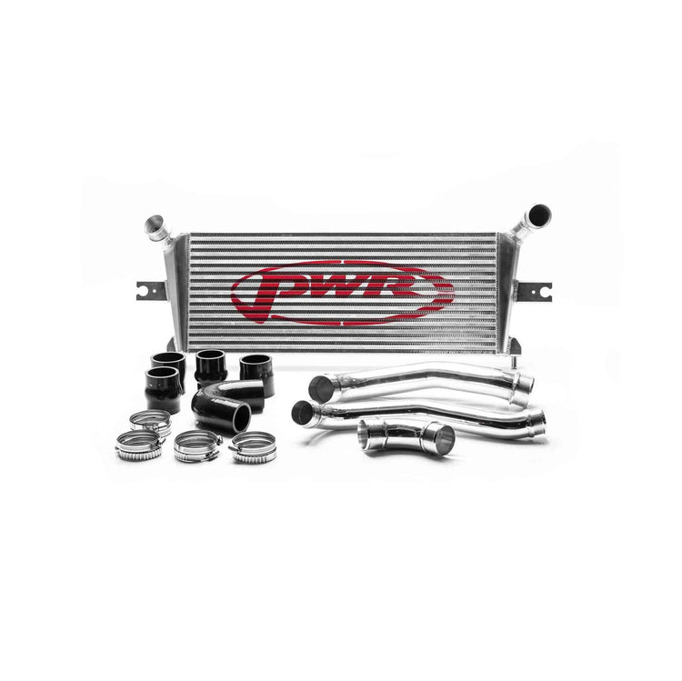 HOLDEN Colorado RG 2014-2019 2.8L Diesel 55mm Intercooler & Pipe Kit, billet ribbed outlets, includes silicone hose