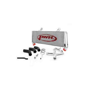 NISSAN Navara D23 NP300 68mm Intercooler & Pipe Kit, billet ribbed outlets, includes silicone hose