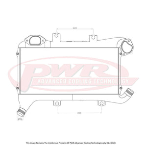 TOYOTA LANDCRUISER 200 Series Elite Billet Intercooler with Fan and Shroud Kit ***No factory engine cover mounts***