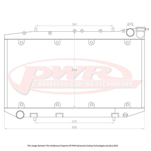 NISSAN  SILVIA/200SX S14/S15 55MM Radiator
