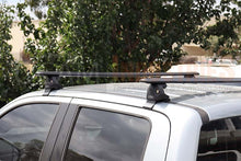 Load image into Gallery viewer, Aluminium Cross Bar Roof Racks for Ford Ranger PJ/PK 2007-11, Naked Roof, 1210mm, Black
