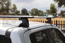 Load image into Gallery viewer, Aluminium Cross Bar Roof Racks for Ford Ranger PJ/PK 2007-11, Naked Roof, 1210mm, Black
