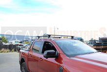 Load image into Gallery viewer, Aluminium Cross Bar Roof Racks for Ford Ranger PK Wildtrak, 2009-11, Black, 1210mm
