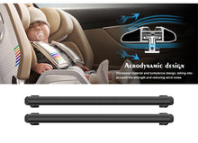 Load image into Gallery viewer, Aluminium Cross Bar Roof Racks for Ford Ranger PK Wildtrak, 2009-11, Black, 1210mm
