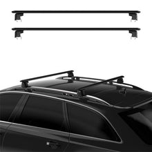 Load image into Gallery viewer, Aluminium Cross Bar Roof Racks for Ford Ranger Wildtrak PX 2012-22, 1310mm, Black
