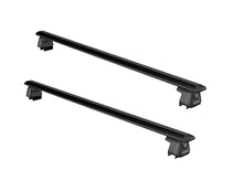 Load image into Gallery viewer, Aluminium Cross Bar Roof Racks, 1310mm, Suits Vehicles with Flush Rails, Black Powder Coated, Universal Fit
