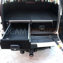 Load image into Gallery viewer, OCAM Aluminium Rear Drawers For Toyota Landcruiser 200 Series 2007-Current, With Kitchen, Electric Induction Cooktop, Black

