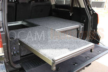 Load image into Gallery viewer, OCAM Aluminium Rear Drawers For Nissan Patrol GU Y61 1997-2015, Black Carpet
