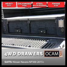 Load image into Gallery viewer, OCAM Rear Drawers for Nissan Navara NP300, Dual Cab, 07/2015-Current, D23
