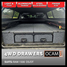Load image into Gallery viewer, OCAM Aluminium Rear Drawers For RAM 1500 DS/DT, Crew Cab, 5.7FT tub

