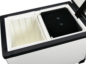 EvaKool Infinity Fibreglass 47L Dual Zone Fridge/ Freezer RFE47-FF