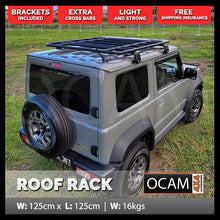 Load image into Gallery viewer, OCAM Aluminium Flat Platform Roof Rack for Suzuki Jimny 2019-Current, 1350x1250, Alloy, Without Mesh
