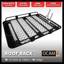 Load image into Gallery viewer, OCAM Aluminium Tradesman Roof Rack For Toyota Landcruiser 79 Series 1.5m
