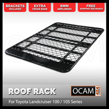 Load image into Gallery viewer, Aluminium Flat Roof Rack For Toyota Landcruiser 100/105 Series 1.8M, With Mesh, Platform
