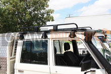 Load image into Gallery viewer, OCAM Aluminium Tradesman Roof Rack 3/4 For Toyota Landcruiser 70 79 Series Dual Cab 1.7x1.31m
