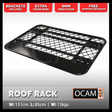Load image into Gallery viewer, Aluminium Flat Roof Rack for Toyota Hilux N80 2015+ Single/Extra Cab 850x1314mm Alloy Platform
