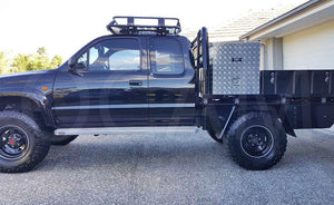 Aluminium Tradesman Roof Rack for Toyota Hilux N80 Single/Extra Cab 850x1314mm Alloy