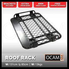 Load image into Gallery viewer, Aluminium Tradesman Roof Rack for Single Space Extra Cab 850x1314mm Alloy

