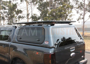 OCAM Aluminium Canopy Roof Rack Flat Alloy 3/4, 1500 x 1250mm With Rollers
