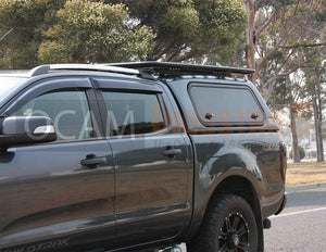OCAM Aluminium Canopy Roof Rack Flat Alloy 3/4, 1500 x 1250mm With Rollers