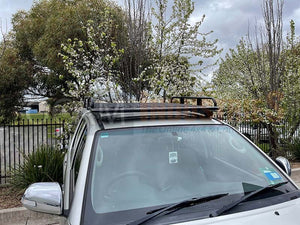 OCAM Aluminium Tradesman Roof Rack for Nissan Navara D40 Dual Cab Alloy