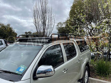 Load image into Gallery viewer, OCAM Aluminium Tradesman Roof Rack for Nissan Navara D40 Dual Cab Alloy
