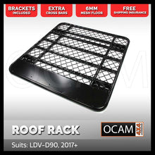 Load image into Gallery viewer, OCAM Aluminium Flat Roof Rack for LDV-D90 2017-Current Alloy Dual Cab Platform
