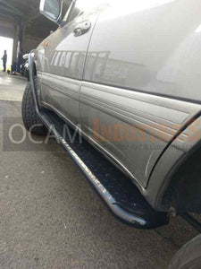 Steel Side Steps and Brush Bars For Toyota Landcruiser 100 Series IFS Heavy Duty