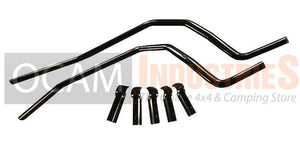 Steel Side Steps and Brush Bars For Toyota Landcruiser 80 Series Heavy Duty 4WD 4X4