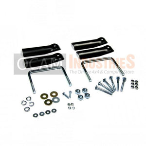 OCAM Steel Side Steps & Brush Bars for Ford Courier 1998-2007 Dual Cab