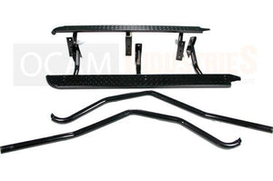 OCAM Steel Side Steps & Brush Bars for Mitsubishi Triton ML MN 2006-04/2015