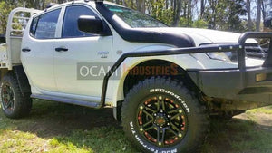 OCAM Steel Side Steps & Brush Bars for Mitsubishi Triton ML MN 2006-04/2015