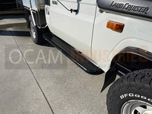 Load image into Gallery viewer, OCAM Heavy Duty Steel Side Steps &amp; Brush Bars for Toyota Landcruiser VDJ 79 Series, Singe Cab, 2007-2016
