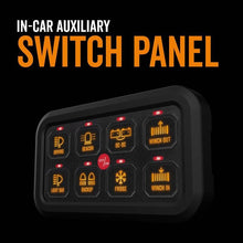 Load image into Gallery viewer, Roadpower Switch Panel 8 Way 60A Continuous On/Off or Momentary Programmable with 2 High Beam Inputs RSP8300
