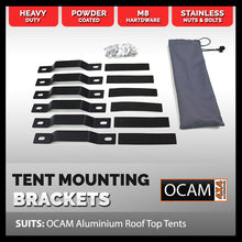 Load image into Gallery viewer, Mounting Brackets Kit (6pcs) for OCAM Aluminium Hardshell Roof Top Tents
