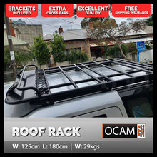Load image into Gallery viewer, Aluminium Roof Top Tent Rack for Land Rover Discovery 3 &amp; 4, 1.8m

