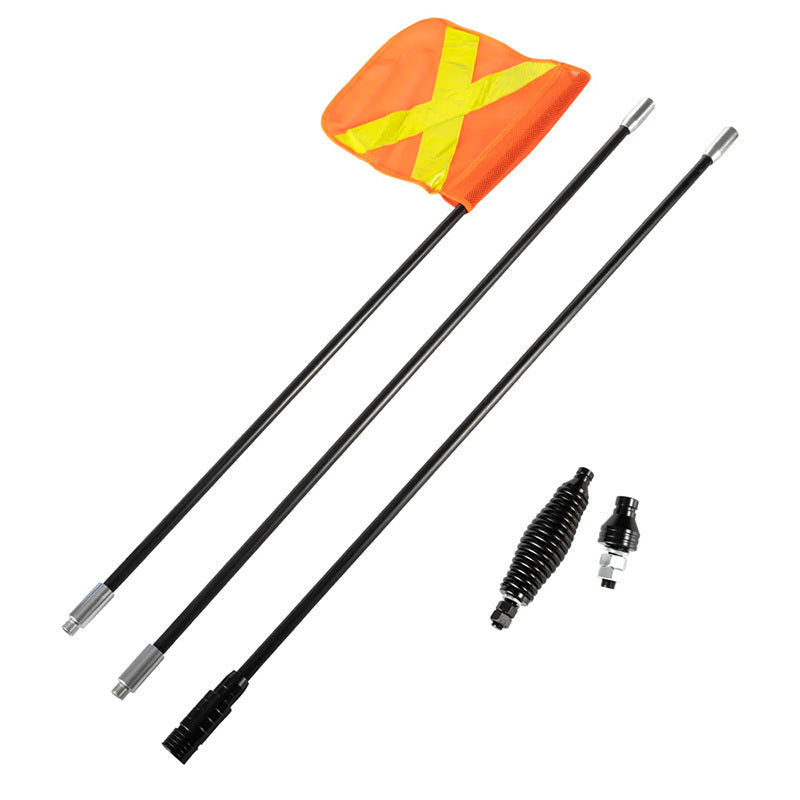 SAN HIMA 4WD Recovery Sand Flag Safety Flag Simpson Desert Quick Connector 3x1M