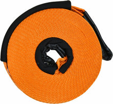 Load image into Gallery viewer, Roadsafe Heavy Duty 4WD Winch Extension Strap 20m 50mm 4500kg - Orange/Black SB601

