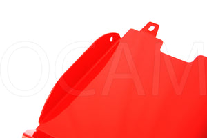 OCAM Steel Bash Plates For Toyota Hilux 2001-2004 Diesel Only, 4mm - RED