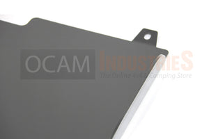 OCAM Steel Bash Plates For Toyota Hilux 2001-2004 Diesel Only, 4mm - Silver