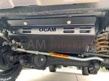 Load image into Gallery viewer, OCAM Steel Bash Plates For Toyota Landcruiser 76 78 79 Series Radiator &amp; Transfer Covers, 4mm Black V8 Diesel
