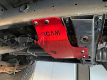 Load image into Gallery viewer, OCAM Steel Bash Plates For Toyota Landcruiser 70 76 78 79 Series Transfer Cover, 4mm Red V8 Diesel
