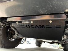 Load image into Gallery viewer, OCAM 2pce Steel Bash Plates For Toyota Landcruiser 200 Series 4mm Black

