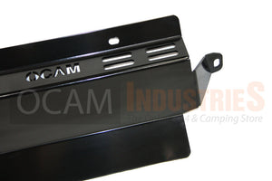 OCAM Steel Bash Plate For GWM Cannon 2020+ , Transmission 4mm BLACK