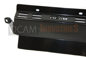 OCAM Steel Bash Plates For Toyota Landcruiser 79 Series Single Cab 2017-2024 Radiator, 4mm BLACK V8