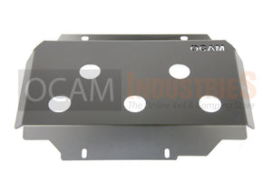 OCAM Steel Bash Plates for Mazda BT-50 11/2011-08/2020, 4mm Steel, Silver BT50