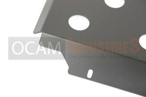 OCAM Steel Bash Plates for Mazda BT-50 11/2011-08/2020, 4mm Steel, Silver BT50
